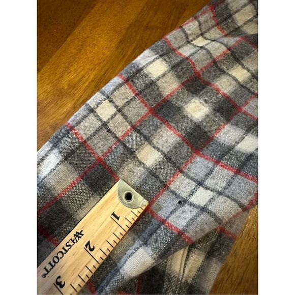 Pendleton Men's Small Gray Plaid 3 Button Blazer Jacket Lightweight 100% Wool - Picture 8 of 12